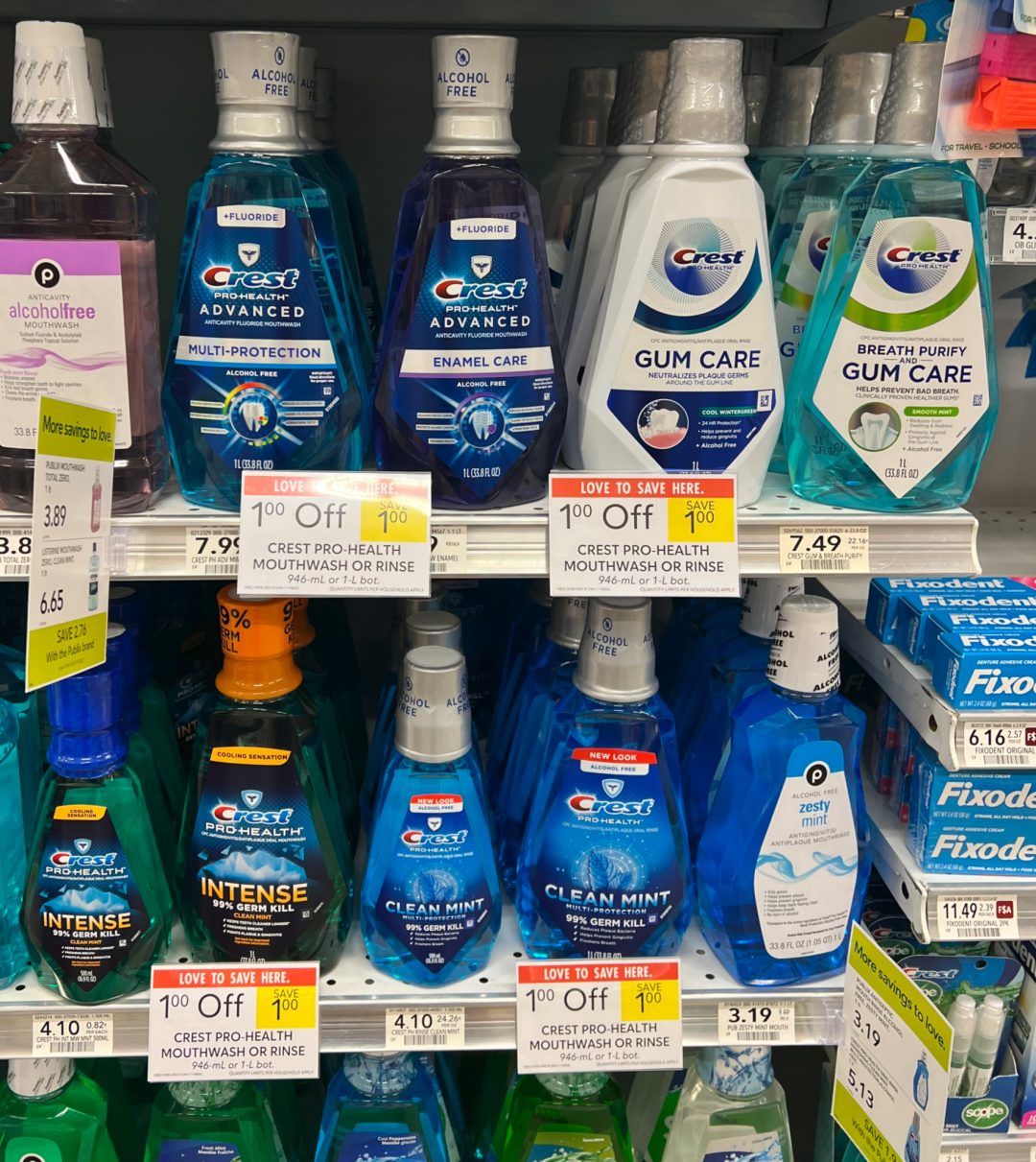 Crest ProHealth Mouthwash As Low As 3.13 At Publix Save 2