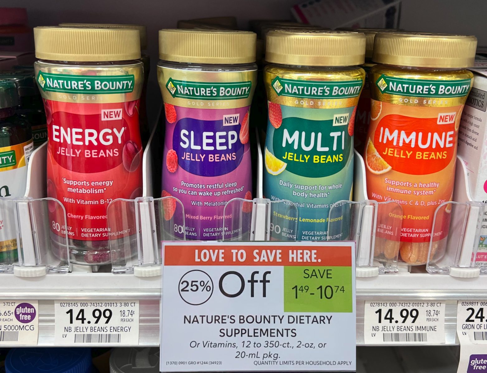 Nature’s Bounty Jelly Bean Vitamins As Low As 1.75 At Publix (Regular