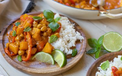 Easy Butternut & Chickpea Curry – Easy, Economical & Delicious Meal That’s Ready In A Flash!