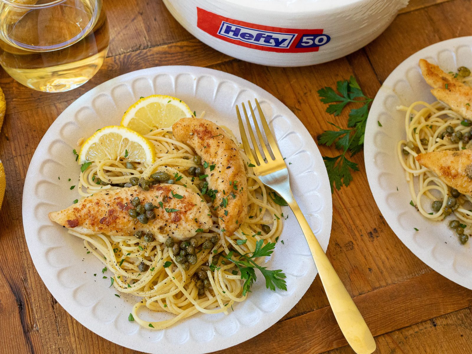 Stock Up On Hefty® Everyday™ Foam Plates During The BOGO Sale At Publix – Perfect For My Delicious Chicken Piccata