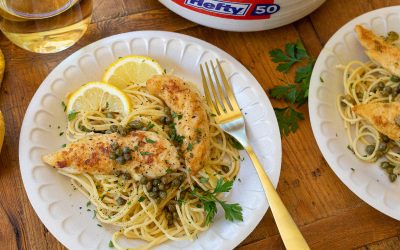 Stock Up On Hefty® Everyday™ Foam Plates During The BOGO Sale At Publix – Perfect For My Delicious Chicken Piccata