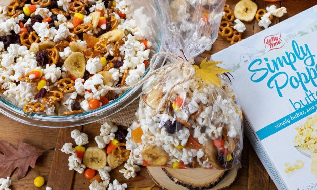 Harvest Popcorn Trail Mix With JOLLY TIME Pop Corn Is Perfect For All Your Fall Activities