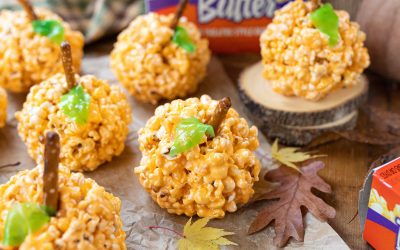 Make These Delicious Pumpkin Popcorn Ball Treats With JOLLY TIME Pop Corn This Thanksgiving