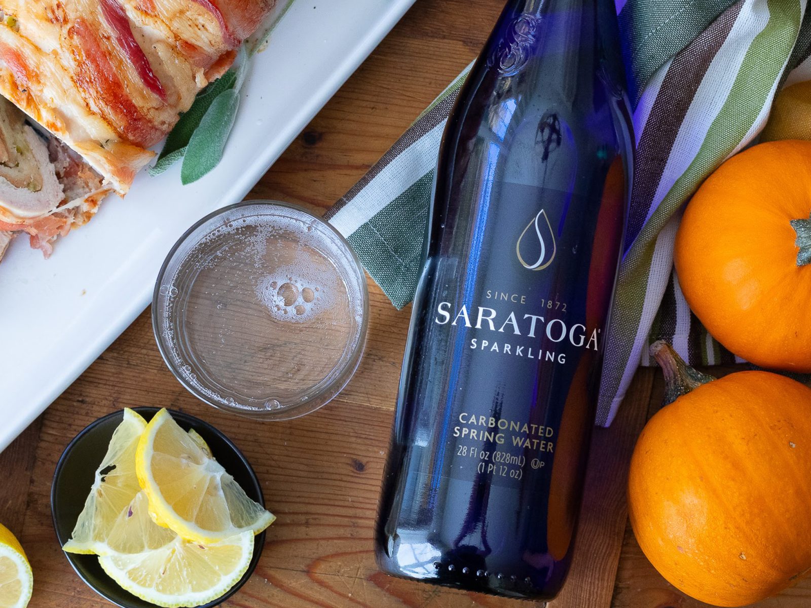Stock Up On Saratoga® Sparkling and Still Spring Water For All Your Holiday Gatherings
