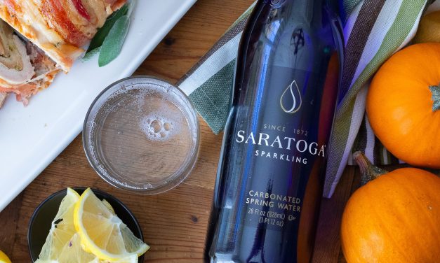 Stock Up On Saratoga® Sparkling and Still Spring Water For All Your Holiday Gatherings