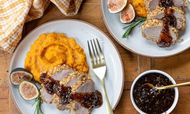Shake Up Your Holiday Meal With Hatfield And My Walnut Crusted Pork Tenderloin With Balsamic Fig Sauce