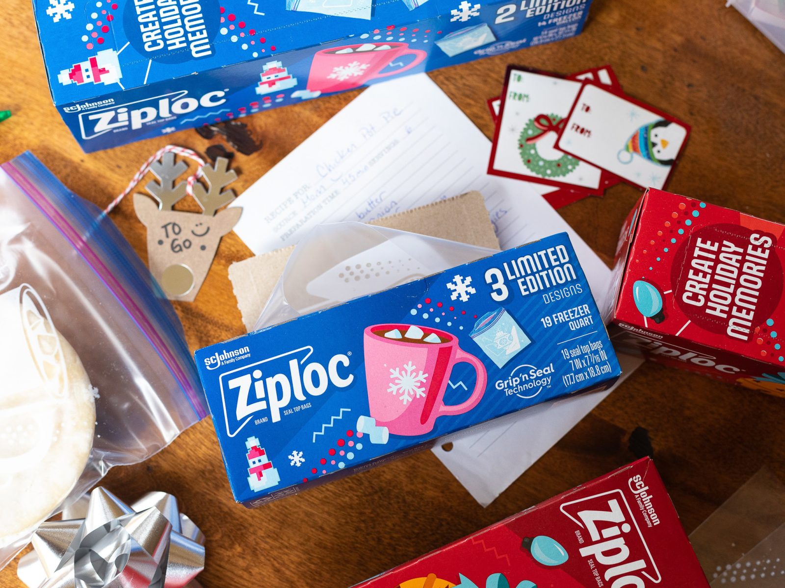 Spread Some Holiday Cheer With Ziploc® Brand Holiday Bags