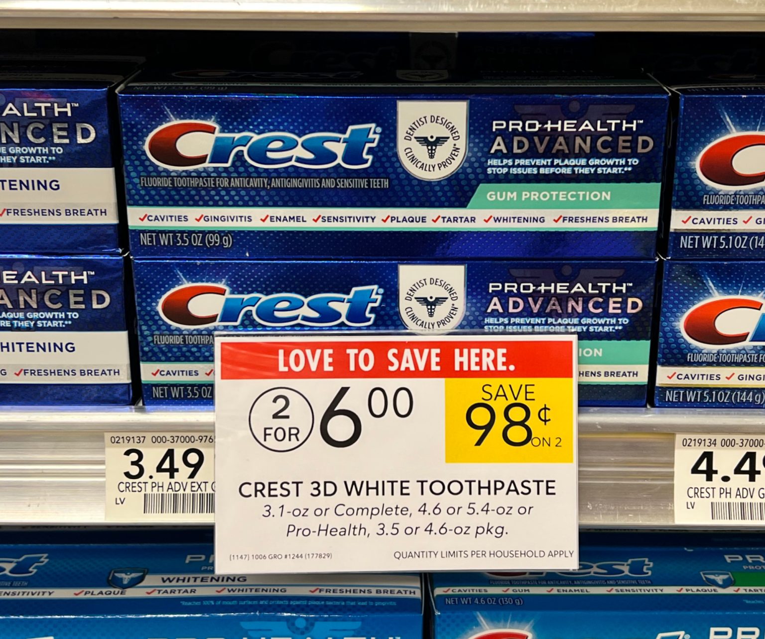 Crest ProHealth Toothpaste As Low As 50¢ At Publix iHeartPublix