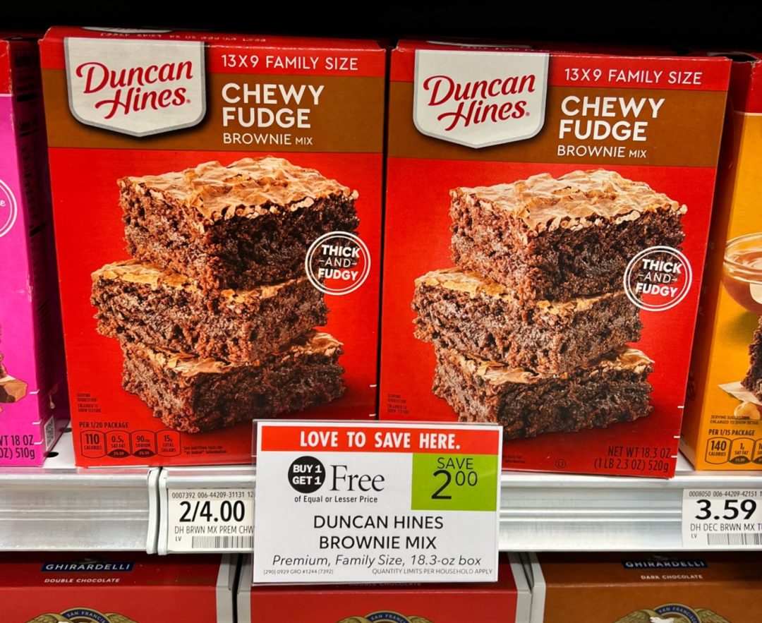 Duncan Hines Brownie Mix Just 1 At Publix Plus Cheap Cake Mix