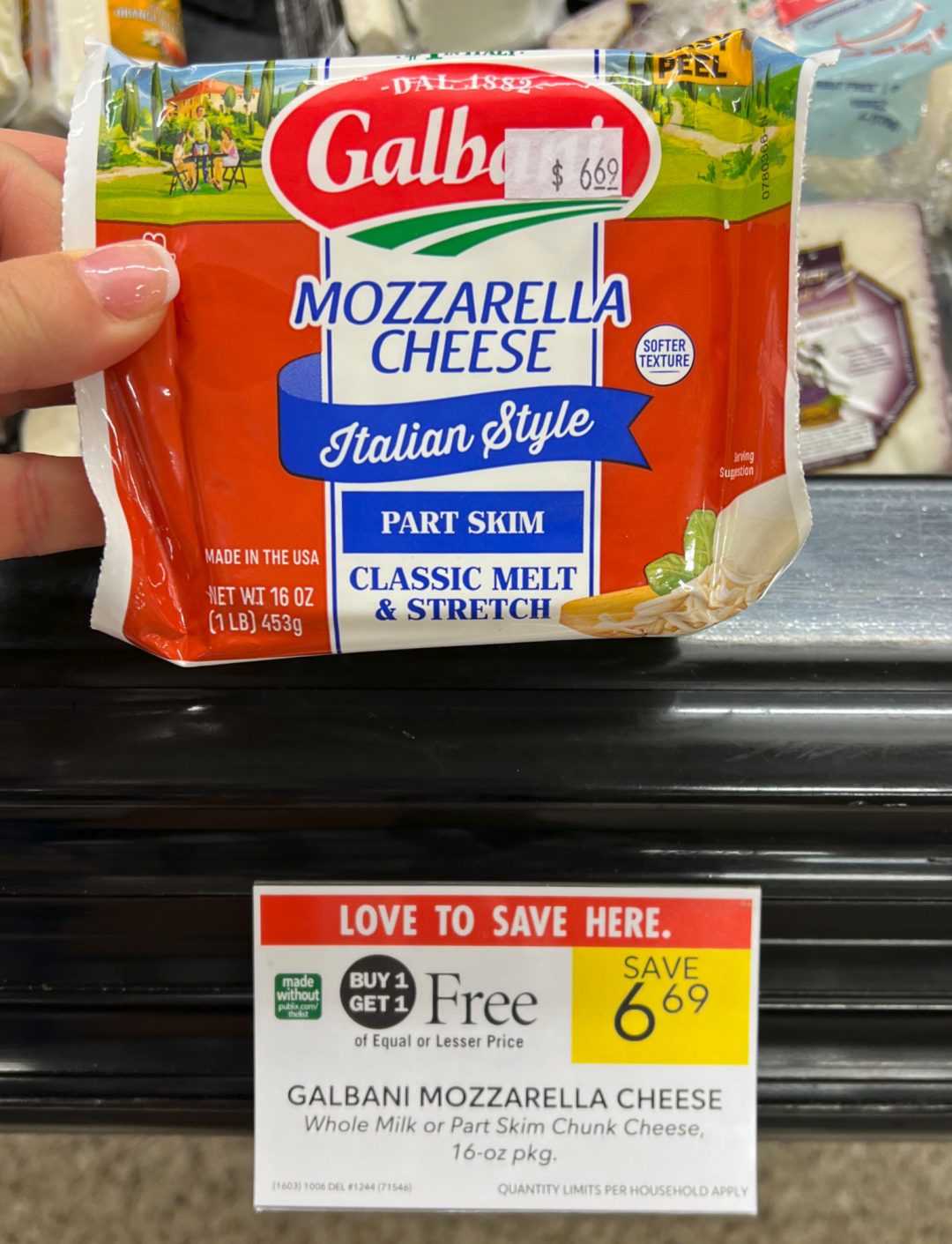 Grab Galbani Mozzarella Cheese As Low As 2.35 At Publix (Regular Price