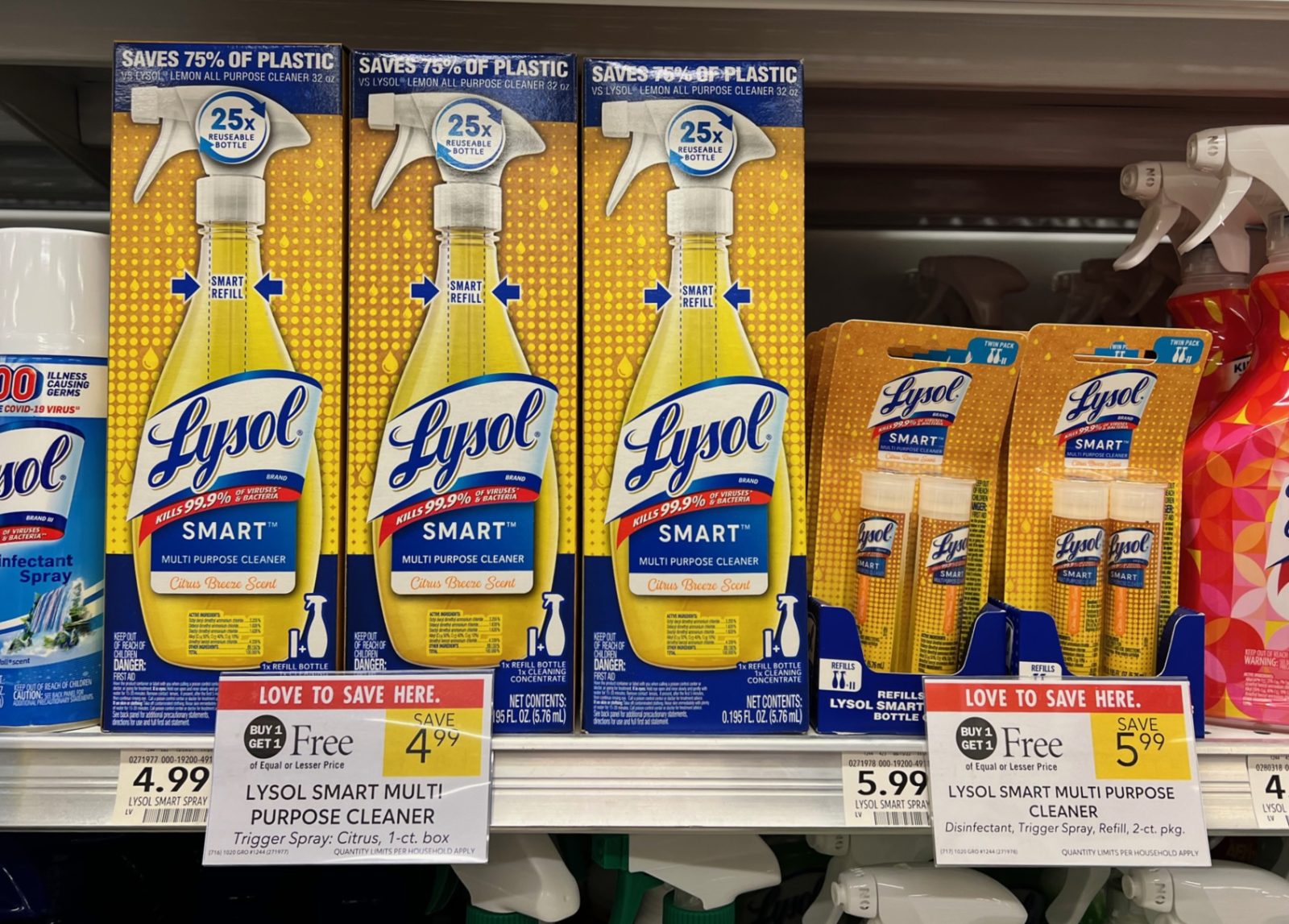 Lysol Smart Multi Purpose Cleaner Starter Kit As Low As 1.75 At Publix