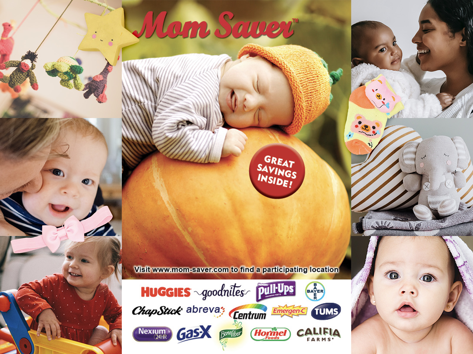 October MOM Saver Booklet + Find Your Local Event Day & Time
