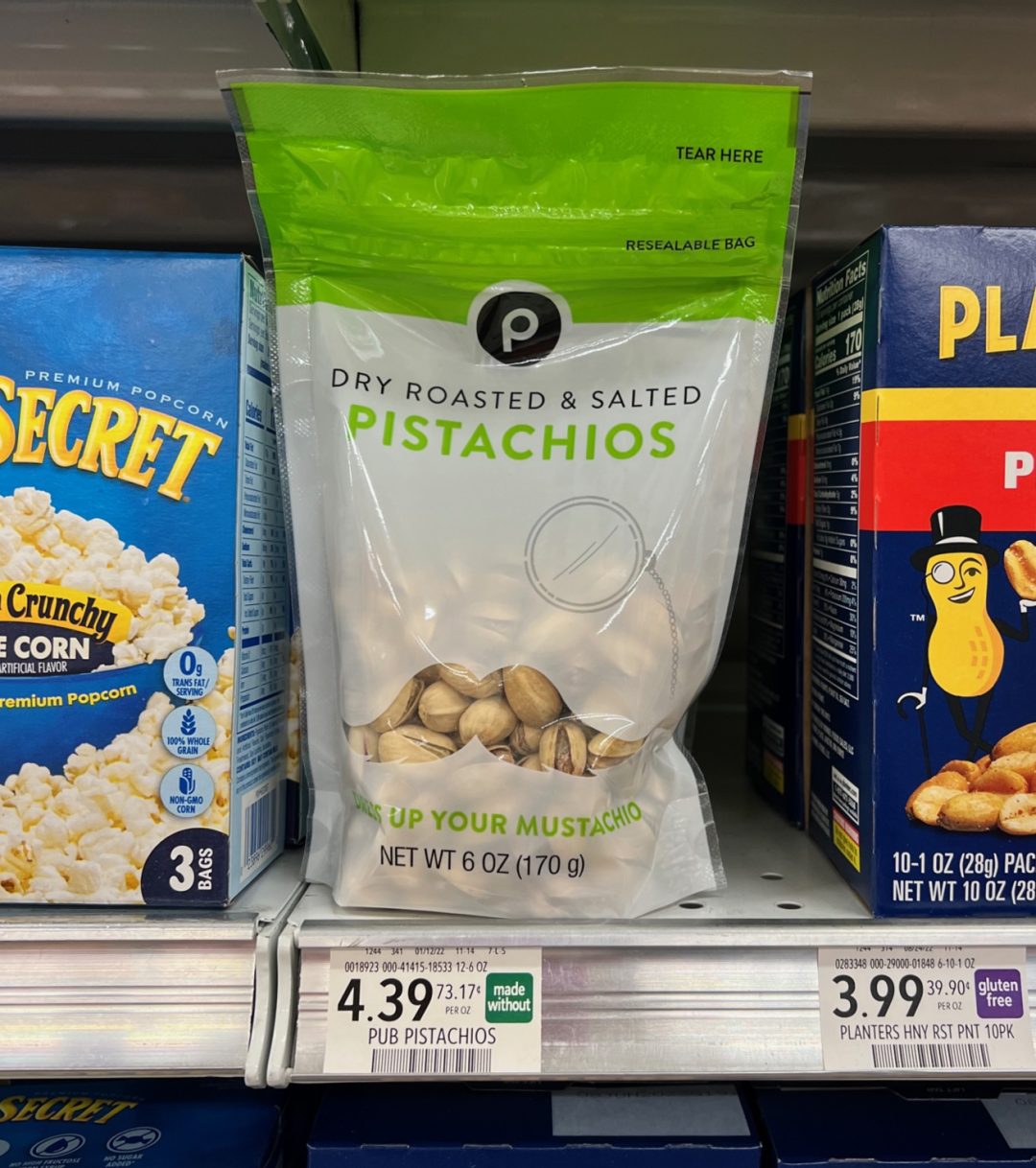 Publix Roasted & Salted Pistachios Just 2.39 After Digital Coupon