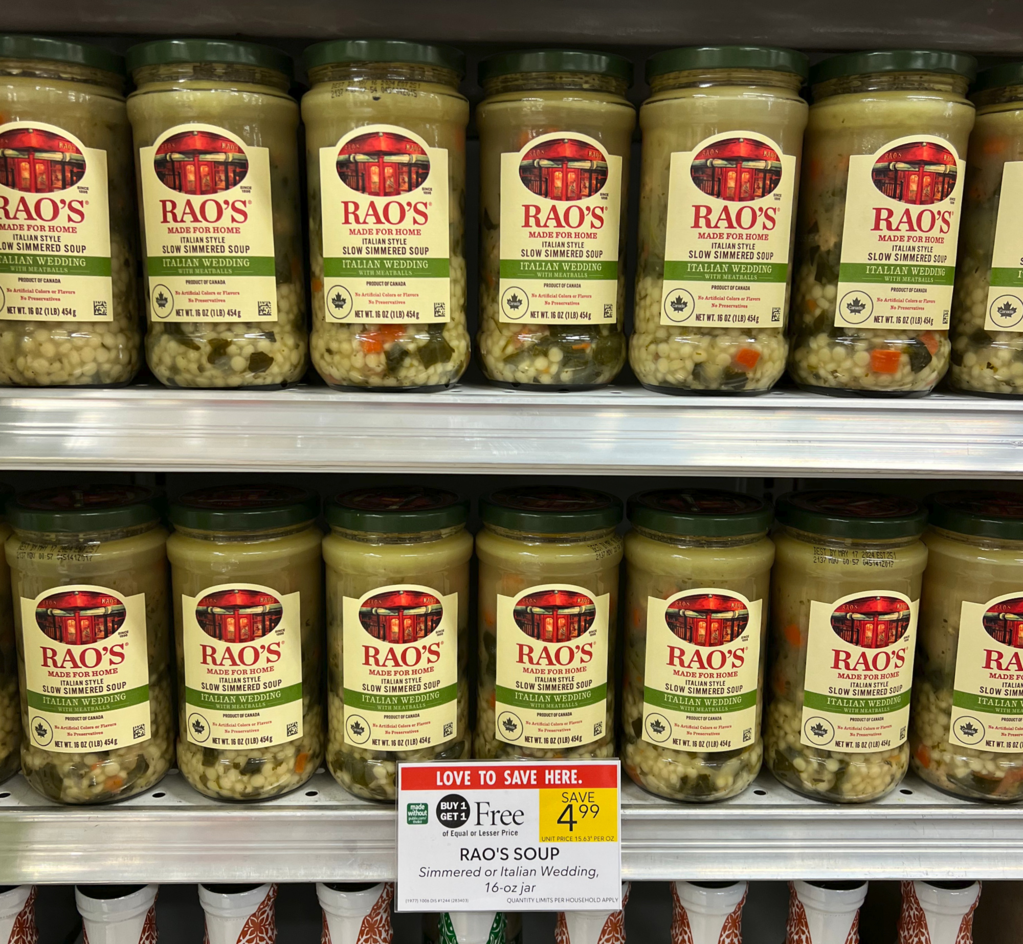 Rao's Soup Just $1.50 Per Jar At Publix - iHeartPublix