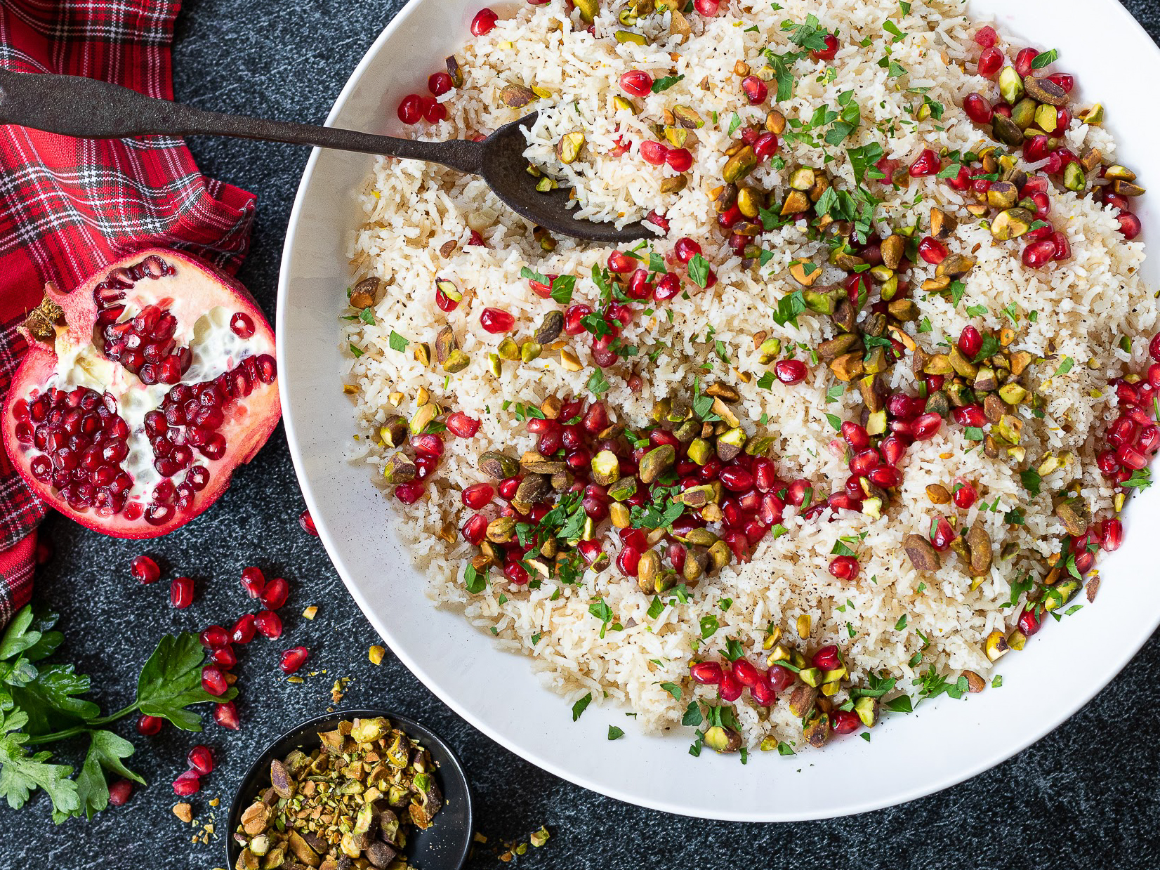 Pomegranate Pistachio Rice Pilaf (Christmas Pilaf) – Save On RiceSelect® At Your Local Publix