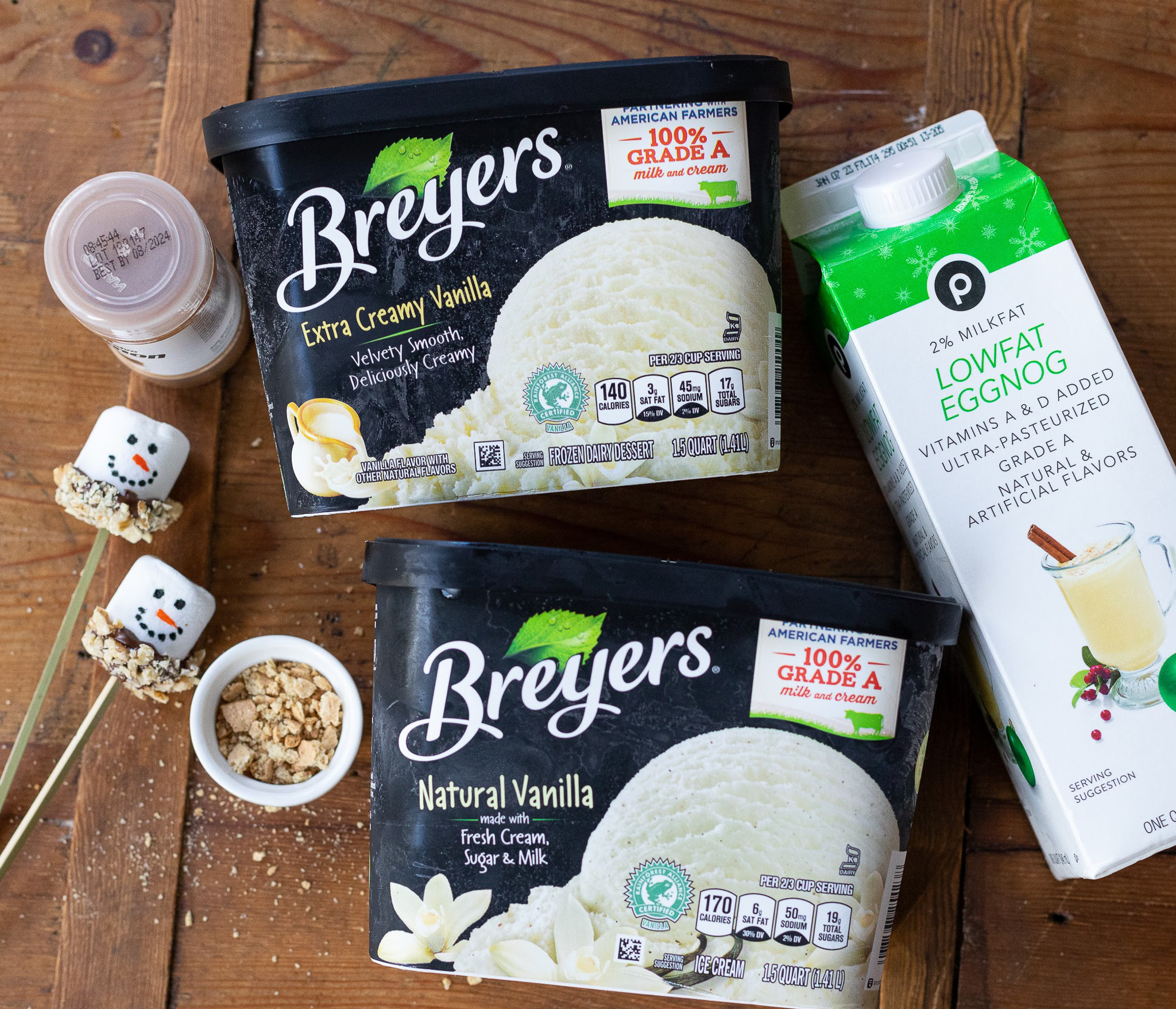 Get In The Holiday Spirit With Delicious Eggnog Milkshakes Made With