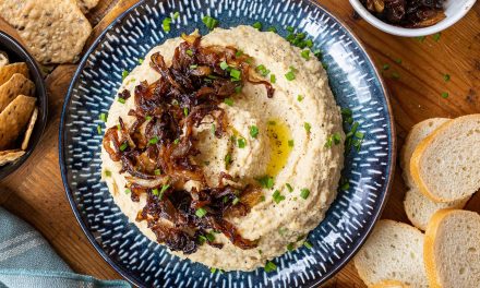 Caramelized Onion Hummus – Tasty Dip Made With NEW Knorr Zero Salt Bouillon