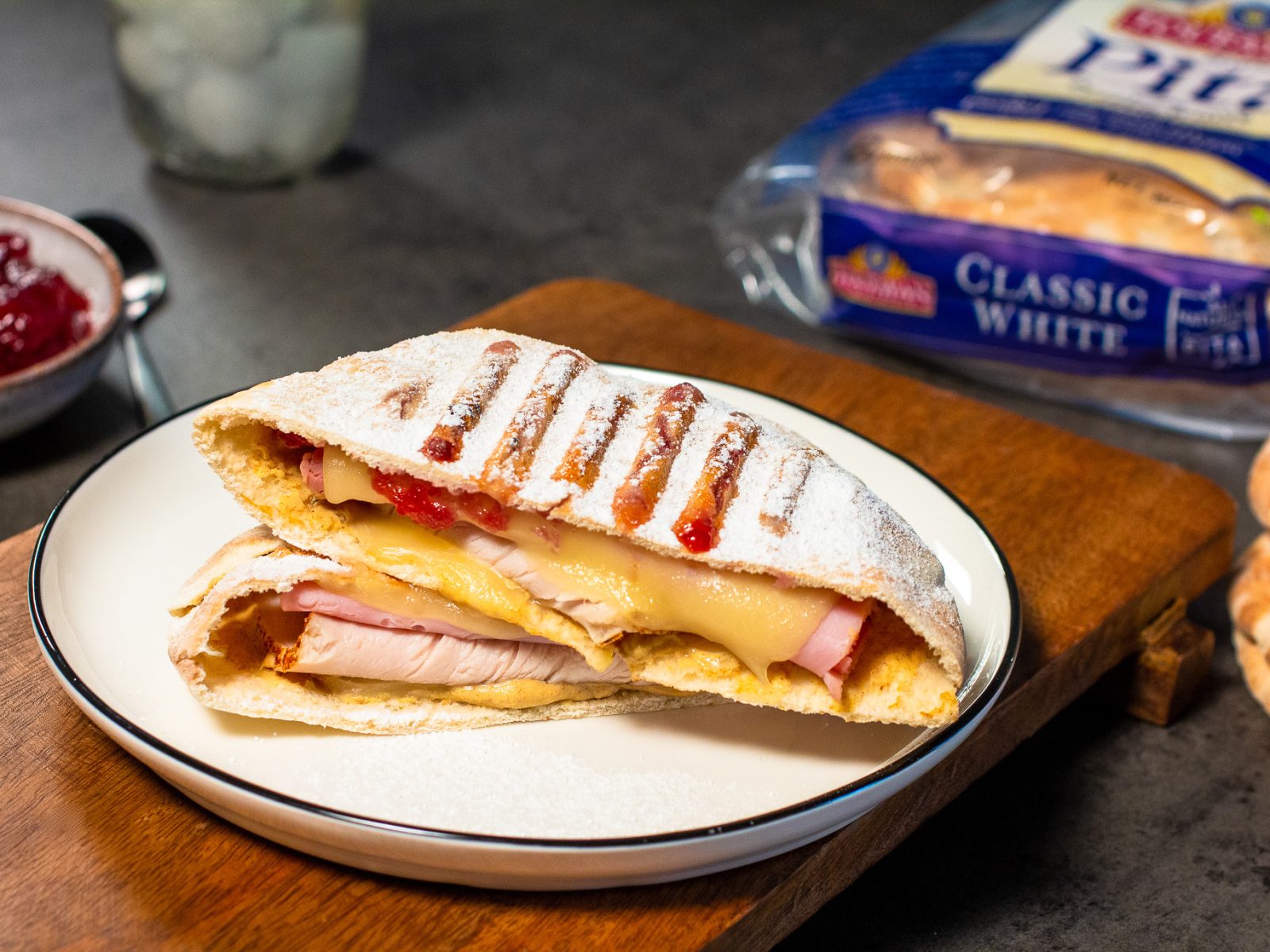 Toufayan Pita Monte CristoStyle Panini Is The Perfect Holiday Leftover Meal Grab Toufayan