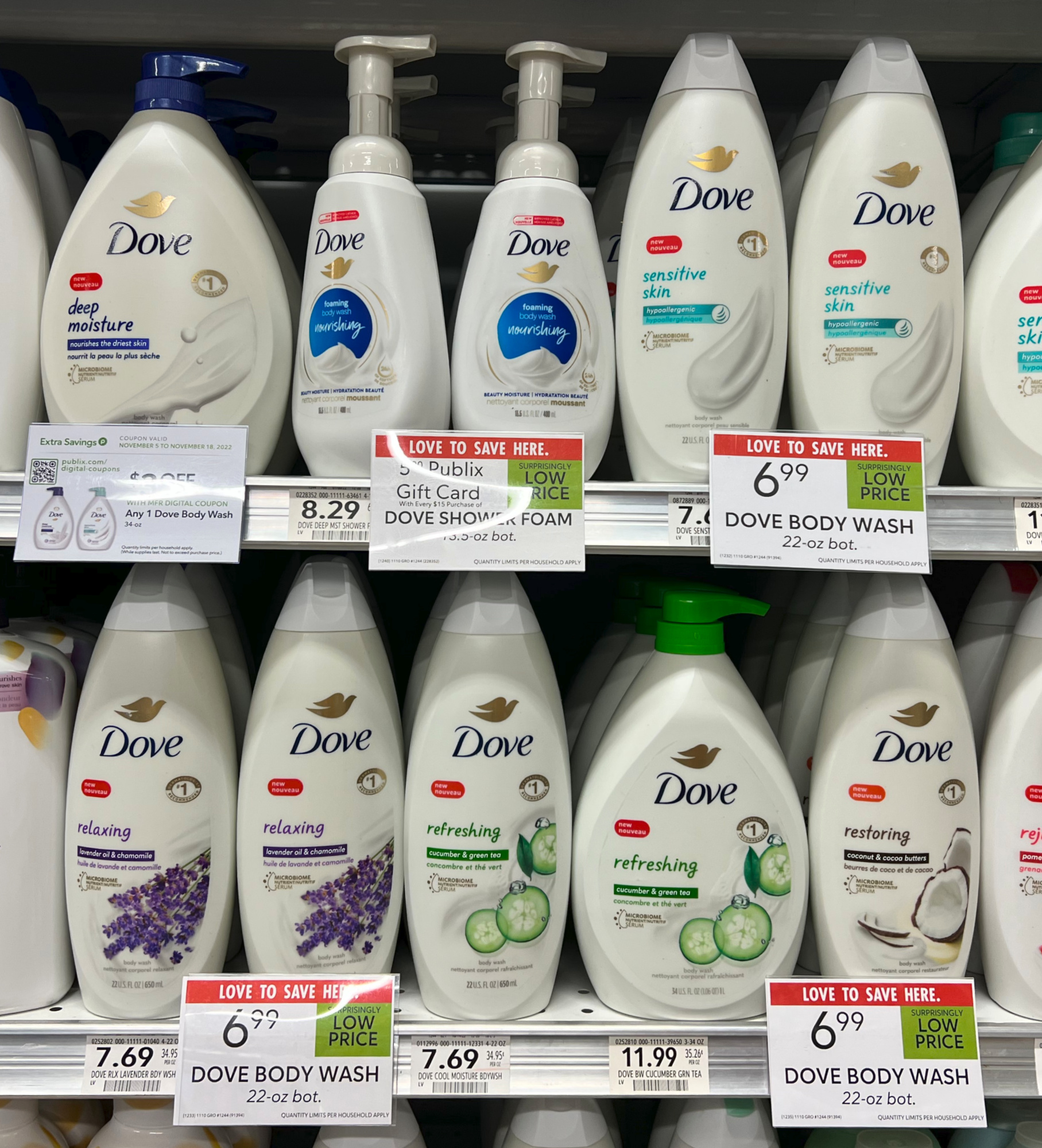 Dove Body Wash Just 3.99 At Publix (Regular Price 7.69) iHeartPublix