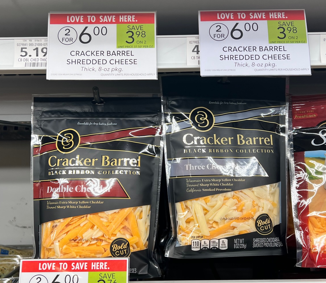Cracker Barrel Shredded Cheese Just 2.25 At Publix iHeartPublix