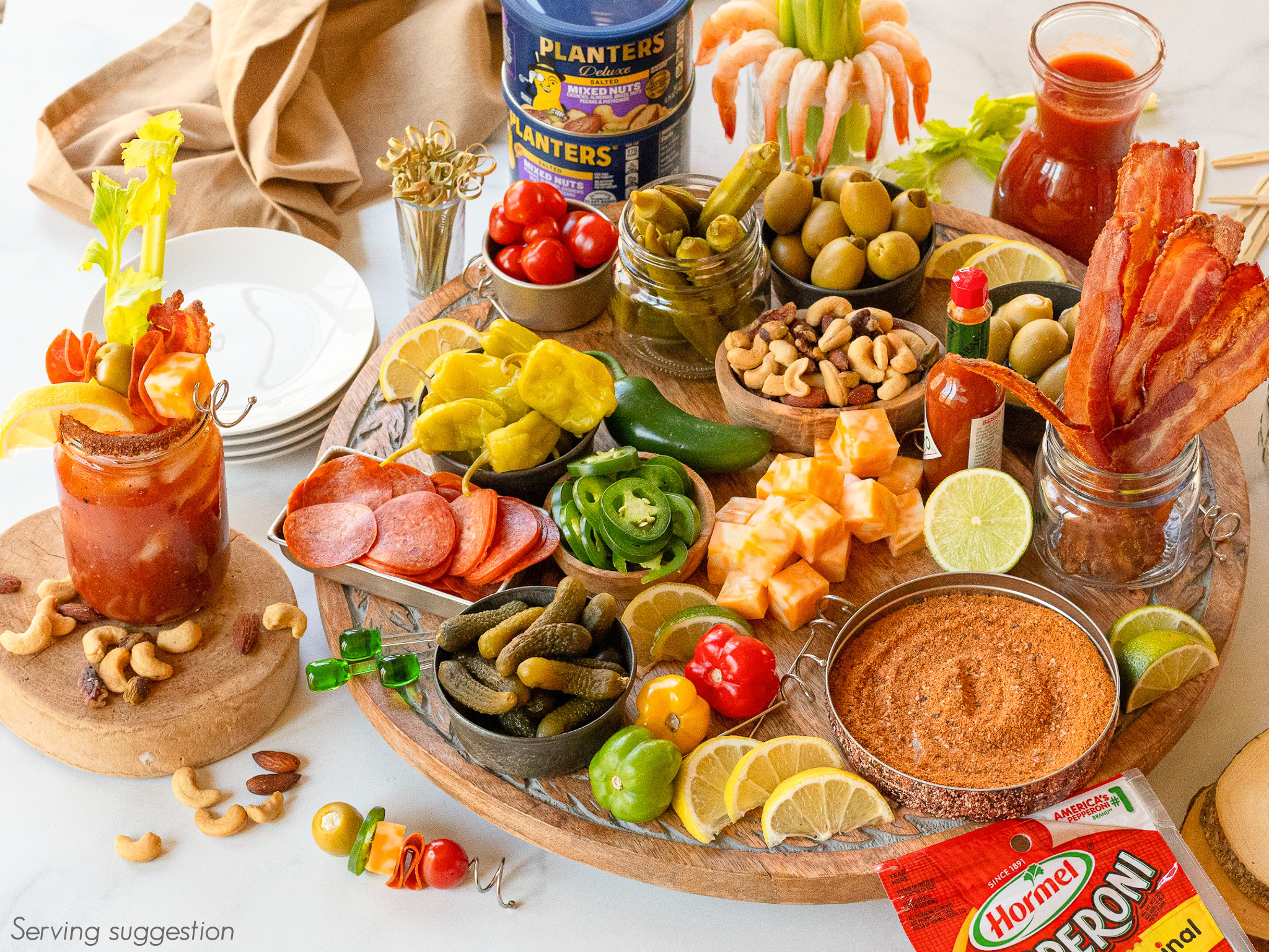 Serve Up A Delicious Bloody Mary Charcuterie Board At Your Next Gathering With The Help Of Hormel Foods Products