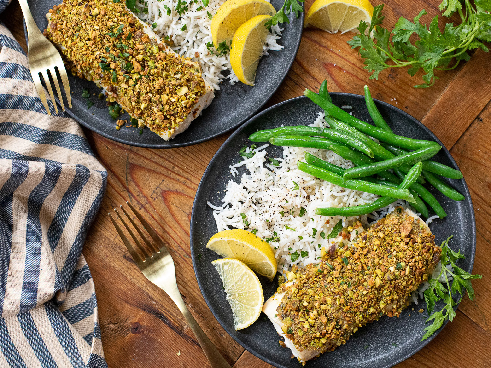 Pistachio Crusted Mahi