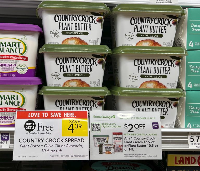 Country Crock Plant Butter As Low As 20¢ At Publix iHeartPublix