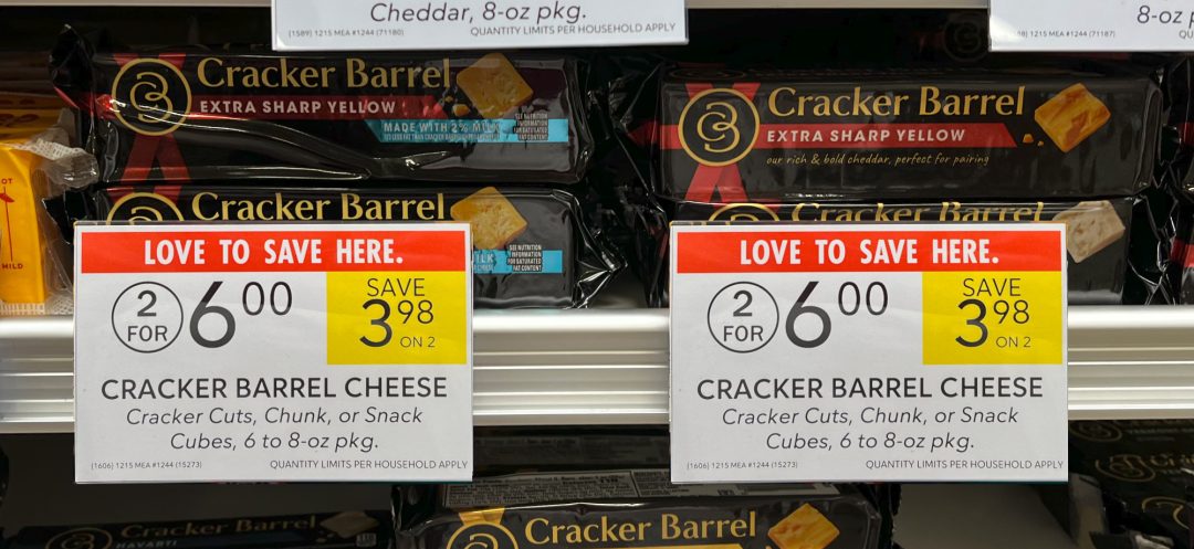 Cracker Barrel Cheese As Low As $2 At Publix - iHeartPublix