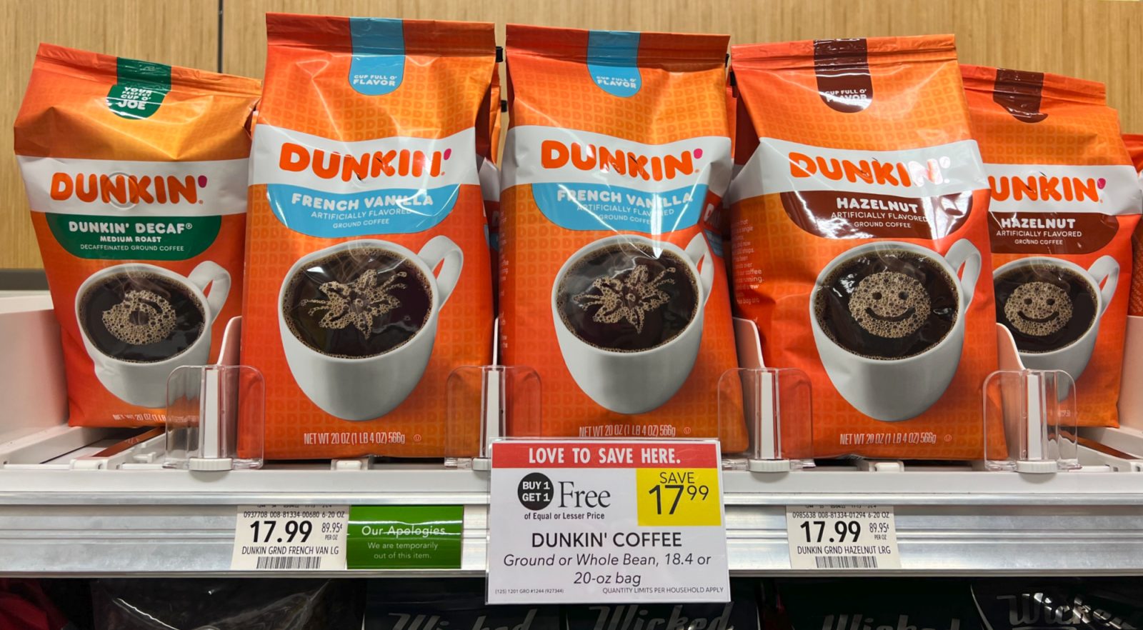Big Bags Of Dunkin’ Ground Coffee Just 8.25 At Publix (Regular Price