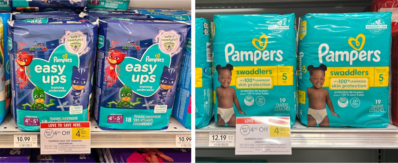 Pampers Easy-Ups Training Pants Only $7.49 At Publix (Plus Cheap
