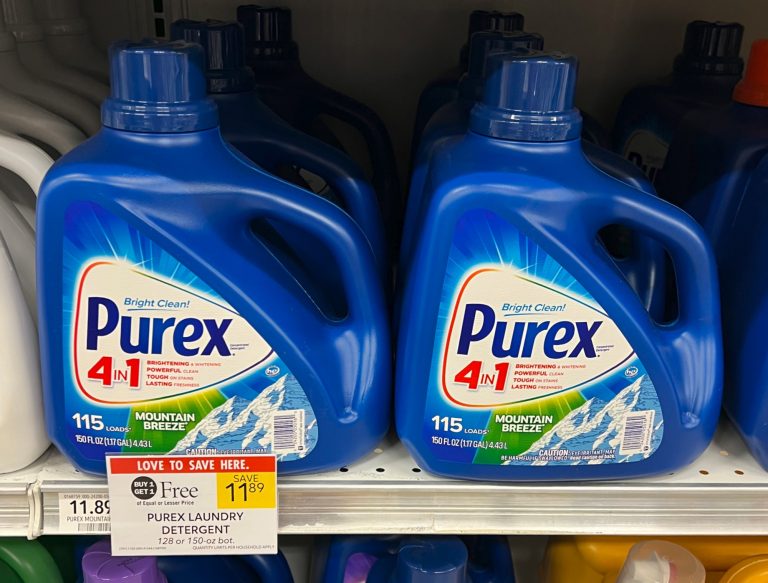 BIG Bottles Of Purex Liquid Laundry Detergent As Low As 3.95 At Publix