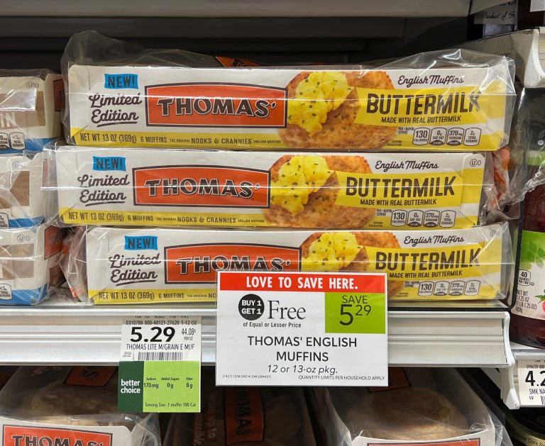Thomas’ Buttermilk English Muffins Are Just 1.65 At Publix iHeartPublix