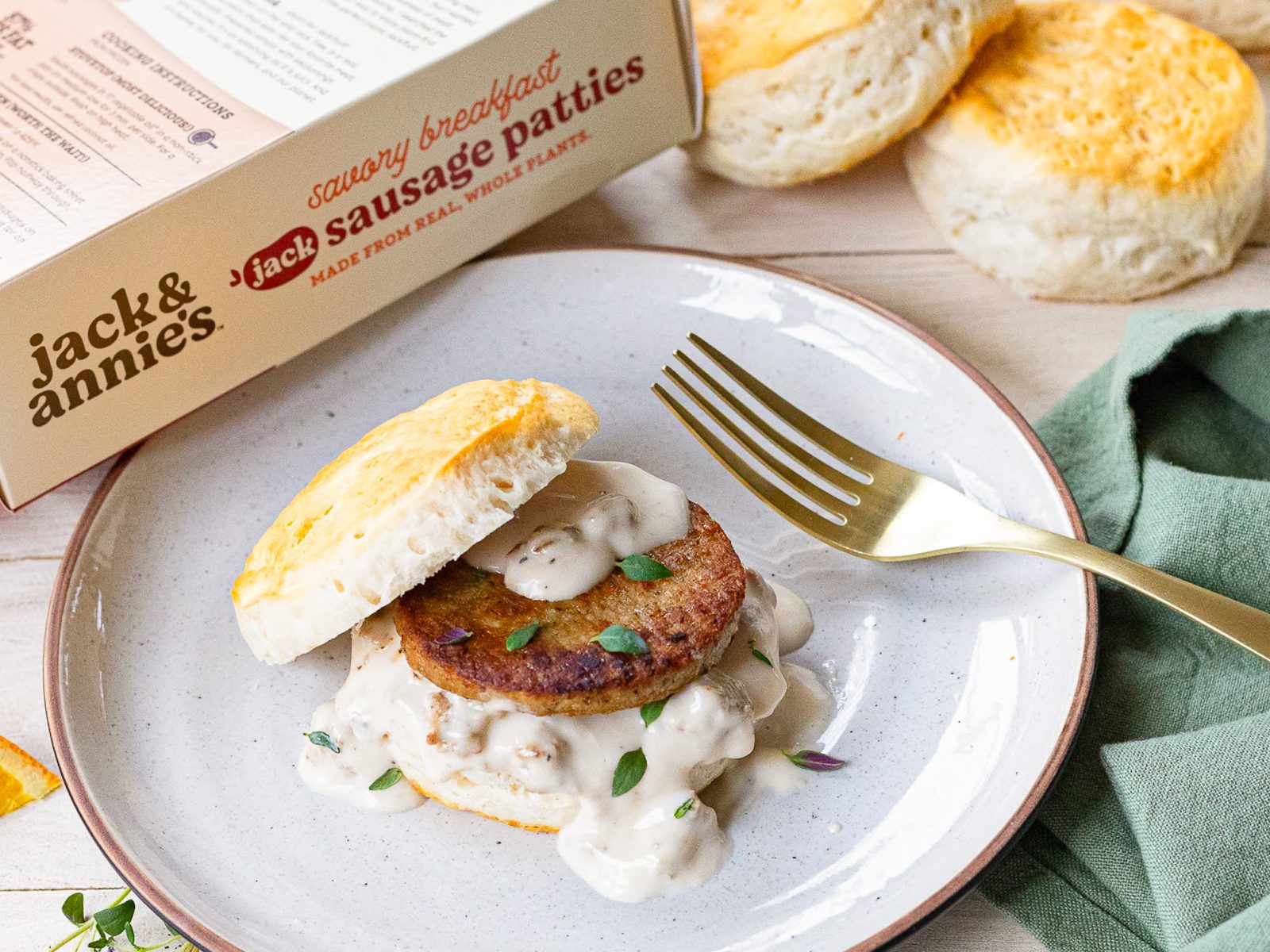 Jack & Annie’s Plant-Based Meat Products Are On Sale NOW At Publix –  Grab A Deal And Whip Up Some Biscuits And Jack Sausage Gravy