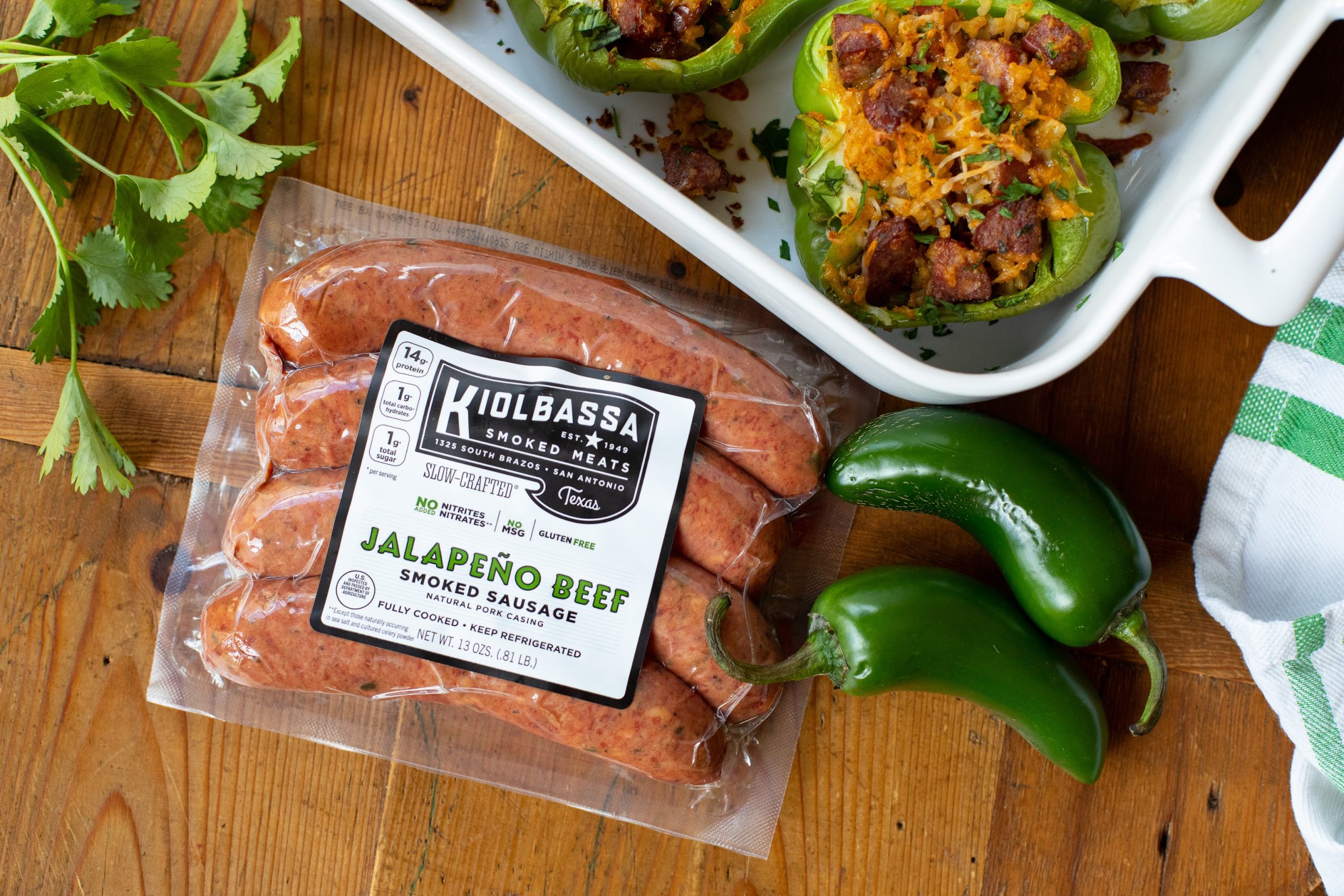 Kiolbassa Stuffed Peppers.-3