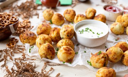 Grab Some Hatfield Bacon And Serve Up Air Fryer Bacon & Chive Potato Puffs On Game Day