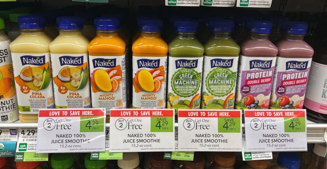 Naked Juice As Low As $2.36 Per Bottle At Publix (Regular Price $4.29 ...