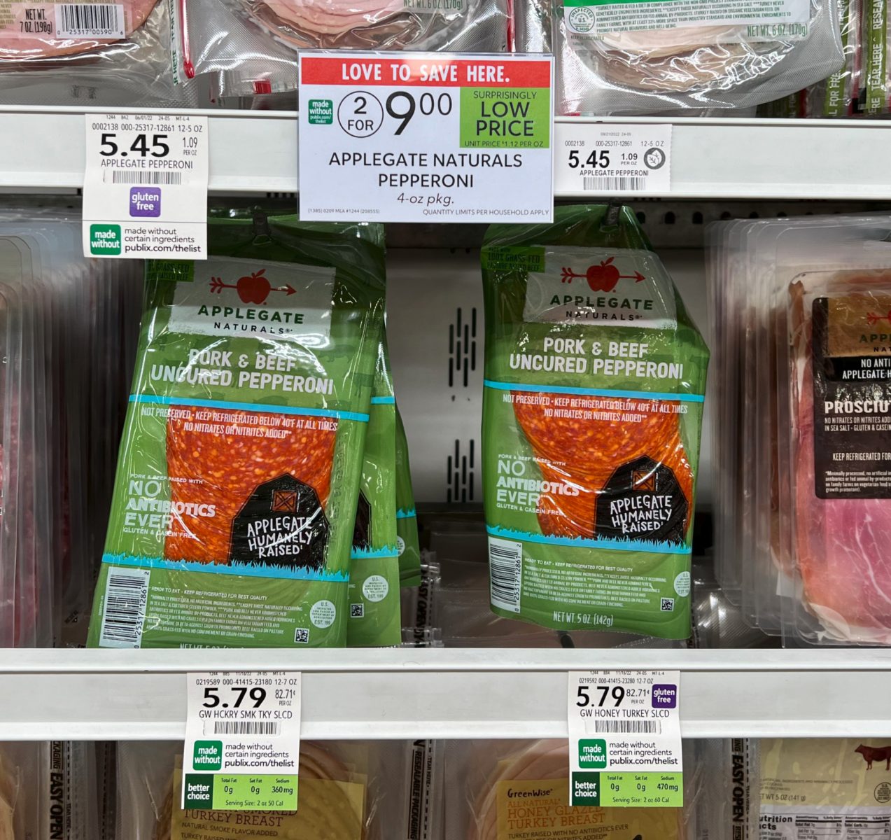 Applegate Genoa Salami or Pepperoni Just 3 At Publix iHeartPublix