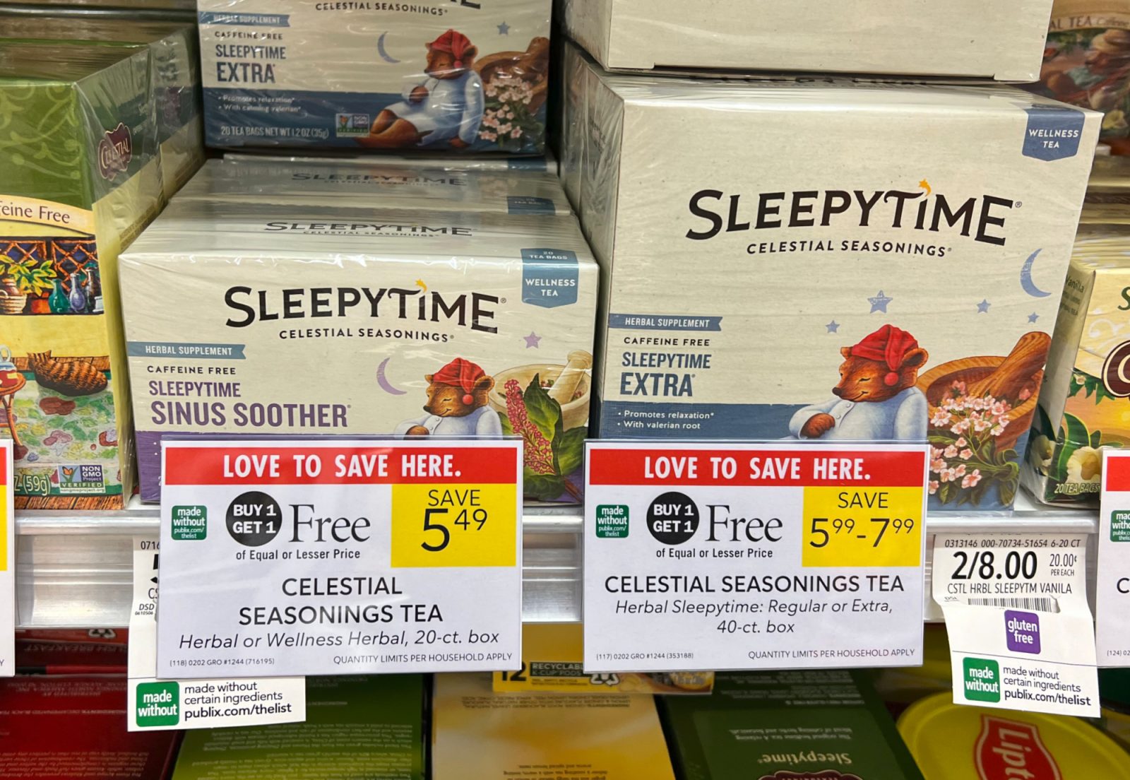 Celestial Seasonings Sleepytime Wellness Tea As Low As 51¢ At Publix ...
