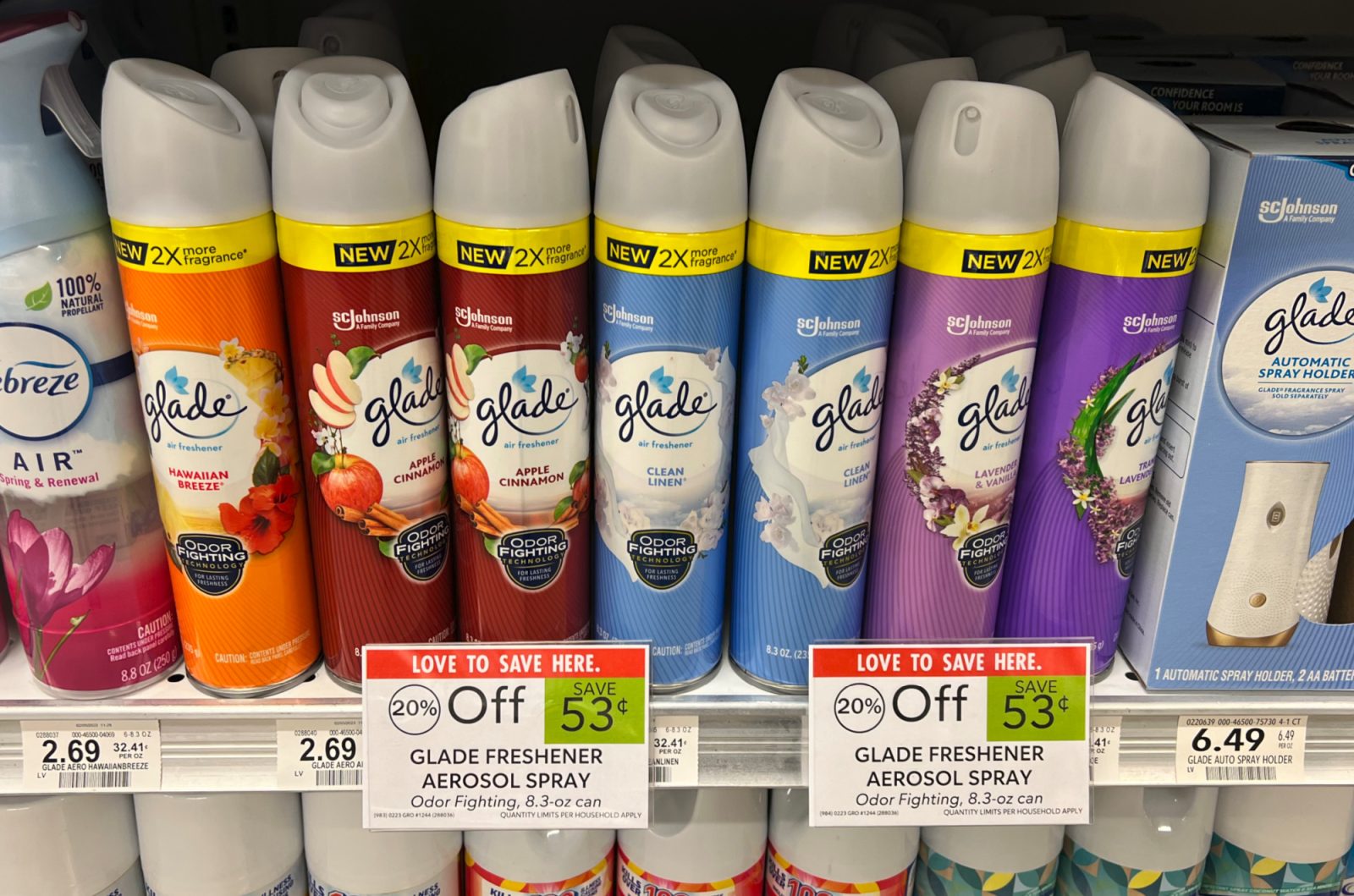 Glade Air Freshener Aerosol Just 15¢ At Publix iHeartPublix