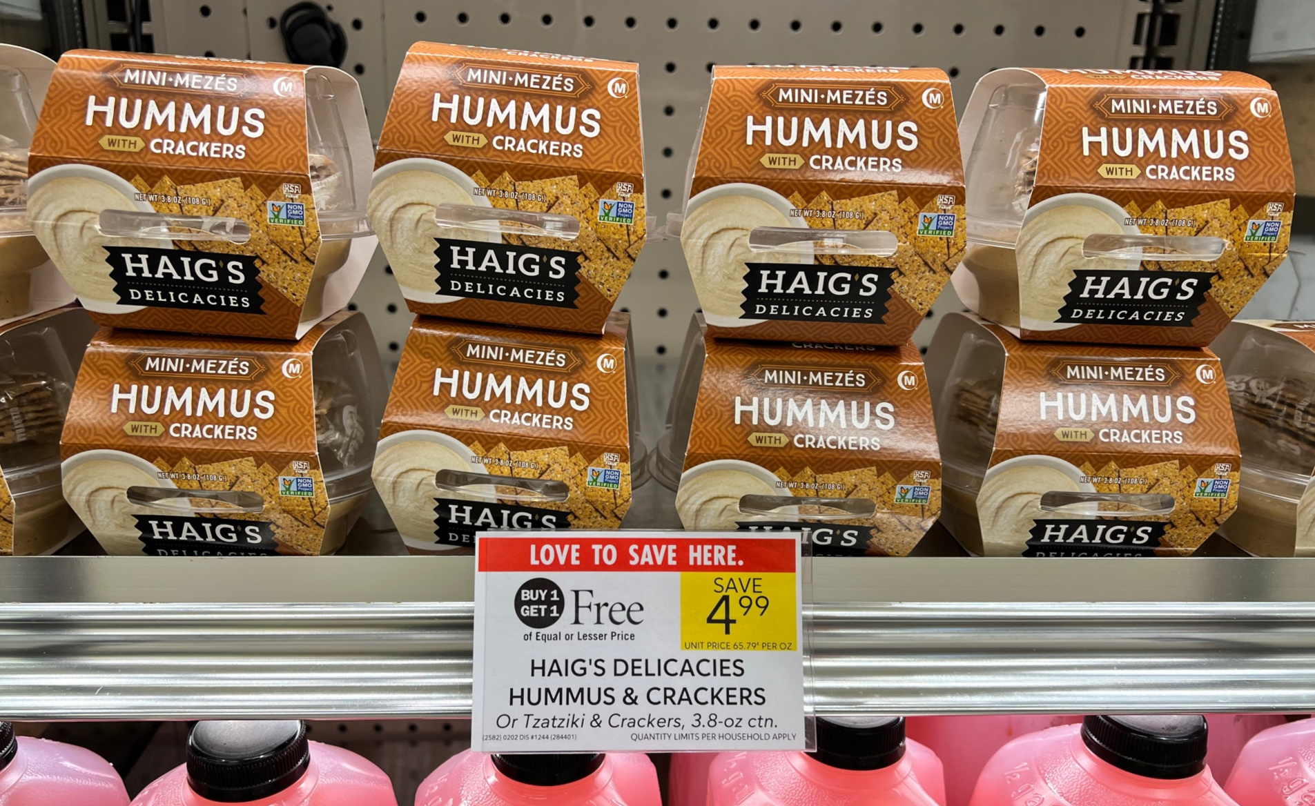 Haig’s Delicacies Hummus & Crackers or Tzatziki & Crackers As Low As 50