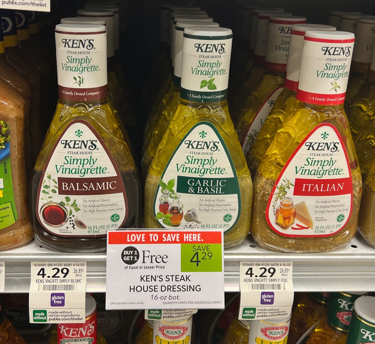 Ken’s Dressing As Low As 1.15 At Publix iHeartPublix