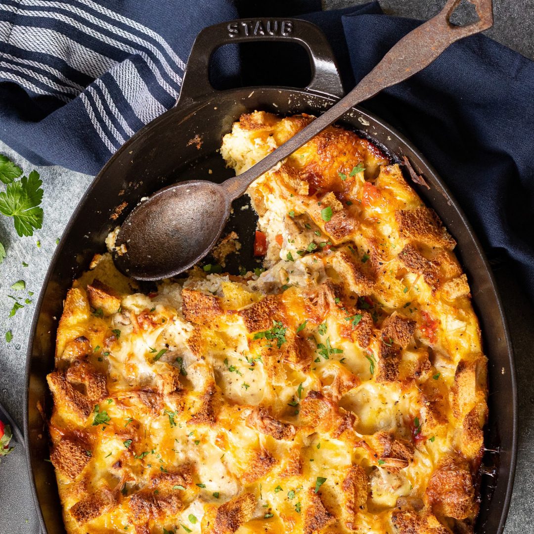 Elevate Your Easter Brunch With My Italian Pork Strata Made With Hatfield Marinated Pork