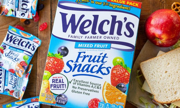 Big Boxes Of Welch’s Fruit Snacks As Low As $2.90 Each At Publix (Regular Price $6.79)