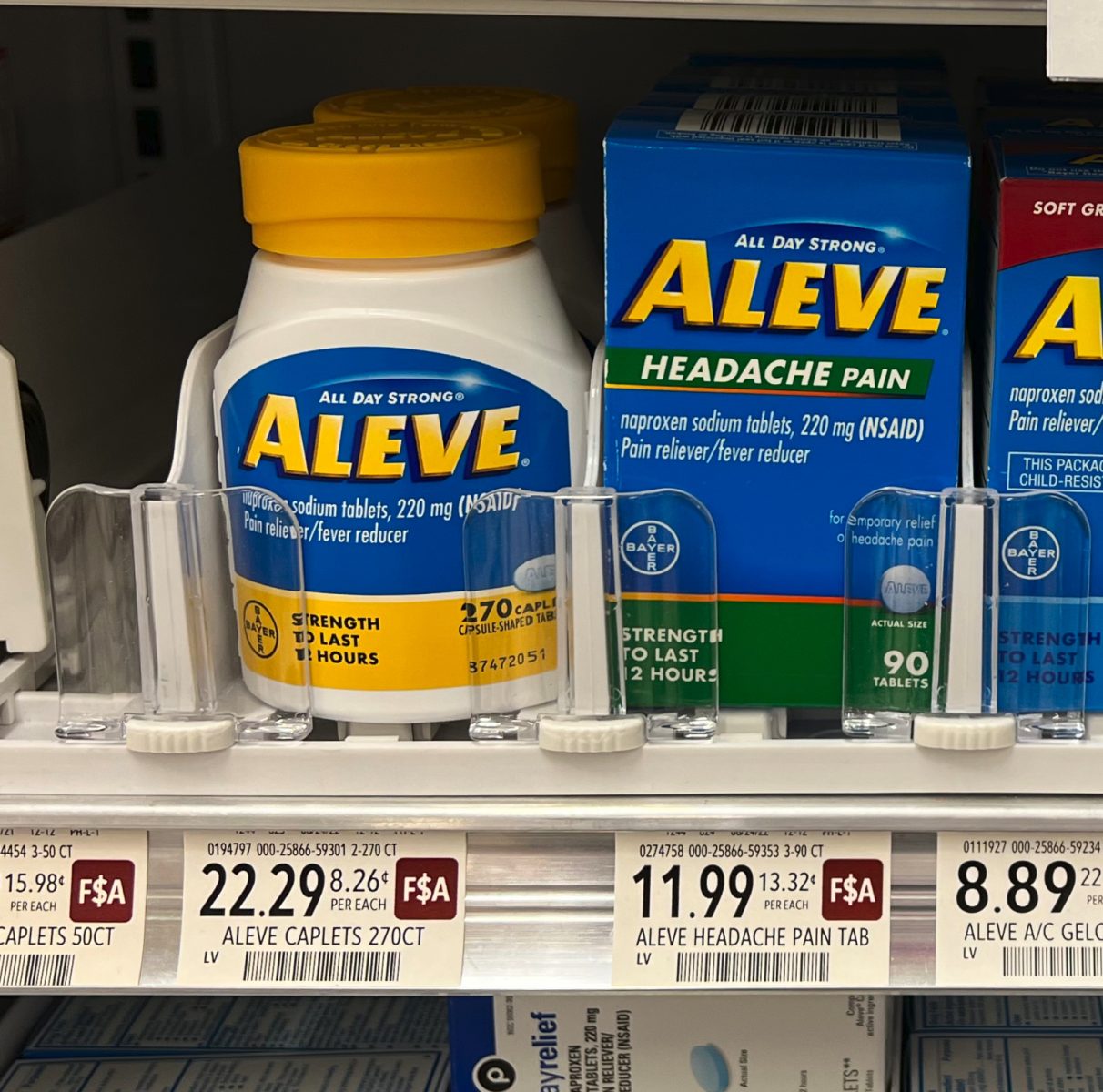 New Aleve Coupon Makes Big Bottles As Low As $6.99 At Publix (Regular ...