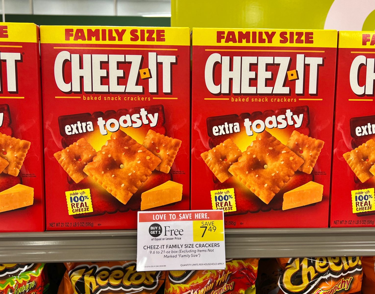 Family Size Boxes Of CheezIt Snack Crackers Just 2.75 At Publix