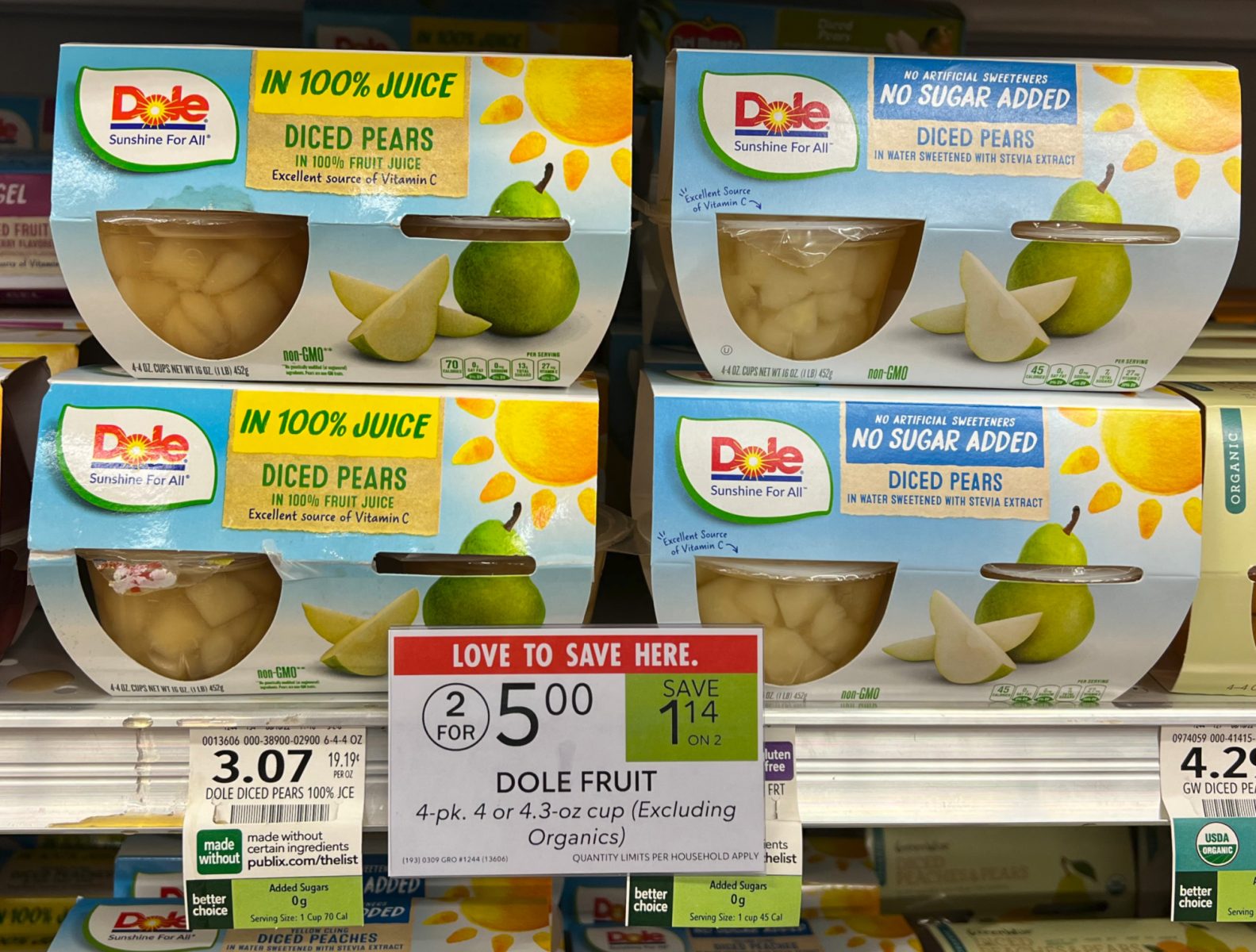 Dole Fruit Cups 4Pack Just 2 At Publix iHeartPublix