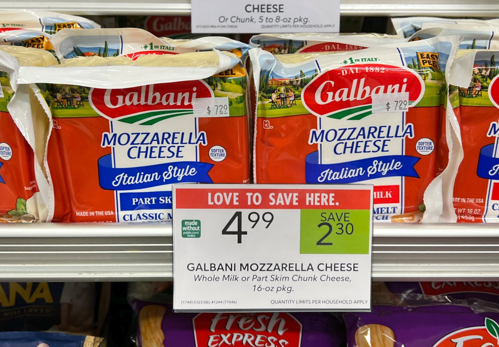 Galbani Mozzarella Cheese Is Just 3.99 At Publix (Regular Price 7.29) iHeartPublix