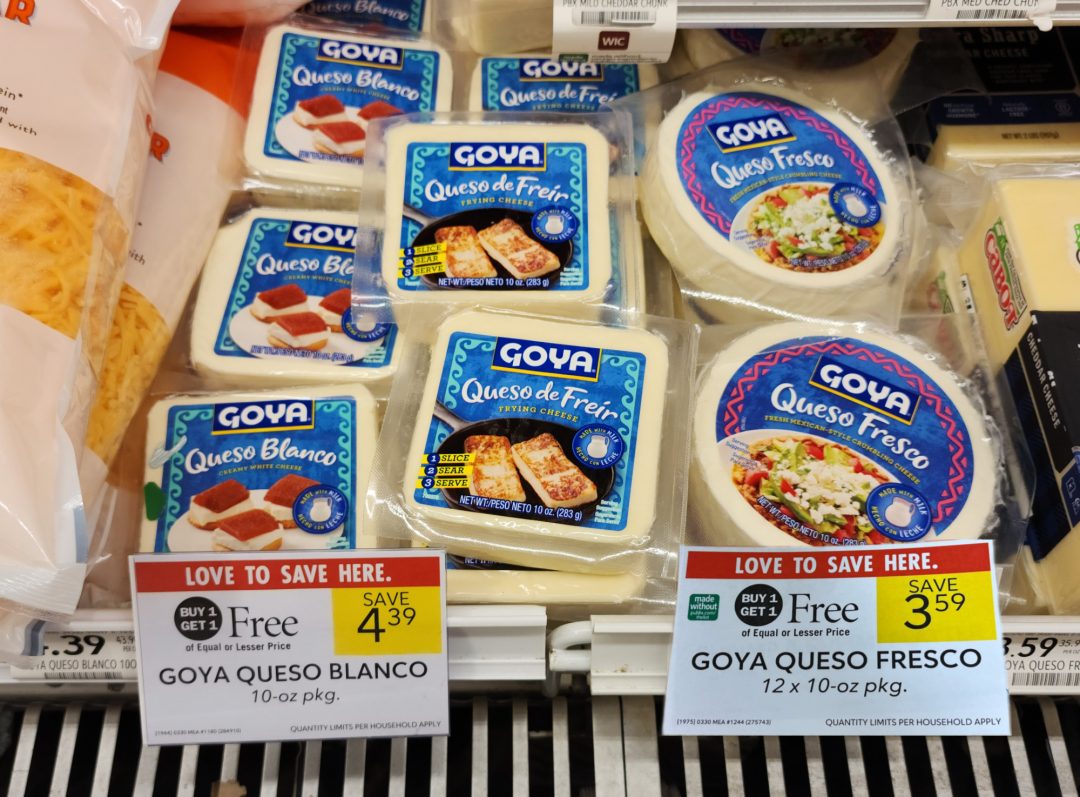 Get Goya Queso Fresco Cheese For Just 80¢ At Publix iHeartPublix