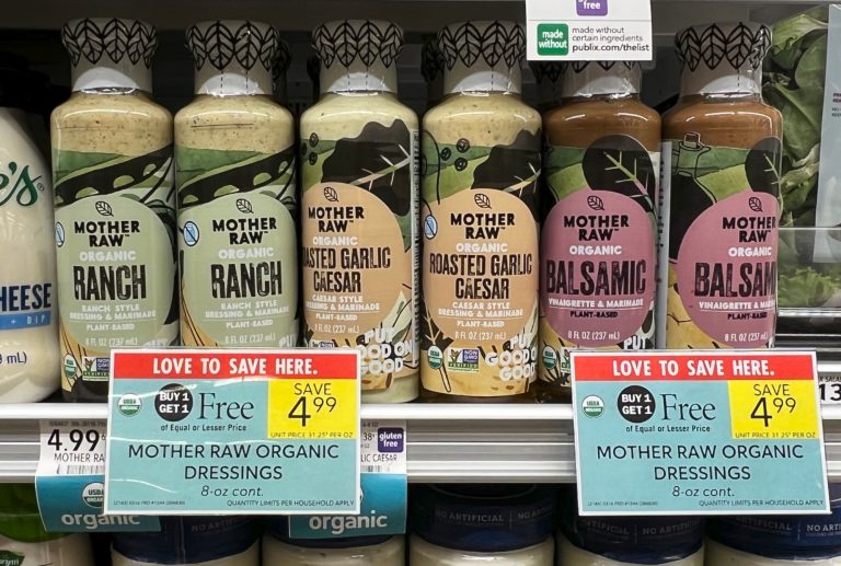 Mother Raw Organic Dressings As Low As 1.50 At Publix iHeartPublix