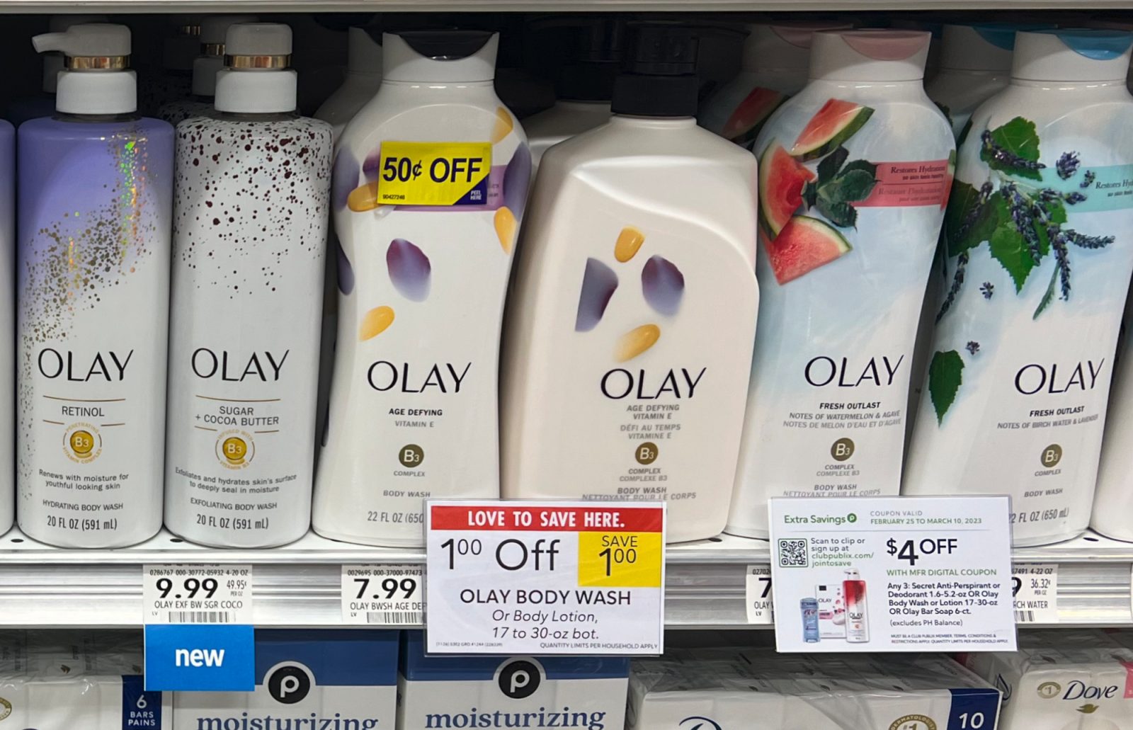 Olay Body Wash As Low As 5.32 At Publix (Regular Price 7.99